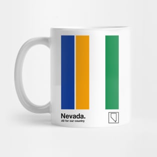 Nevada // Original Minimalist Artwork Poster Design Mug